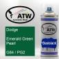 Preview: Dodge, Emerald Green Pearl, G84 / PG2: 400ml Sprühdose, von ATW Autoteile West.
